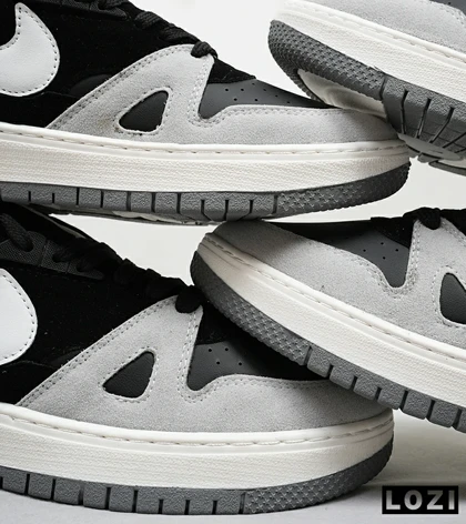 کفش کتانی مردانه مشکی طوسی نایک NIKE SB