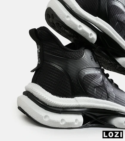 کتانی ساق‌دار مردانه مشکی سفید Nike air jordan 23