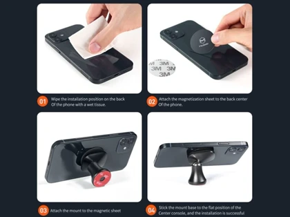 هولدر موبایل مغناطیسی داخل خودرو مک‌دودو Mcdodo Magnetic Car Phone Holder MC-8490