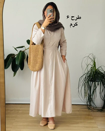 پیراهن مانتویی سوگند