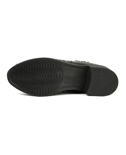کفش نیم بوت زنانه بغل زیپ لژدار NB-7328