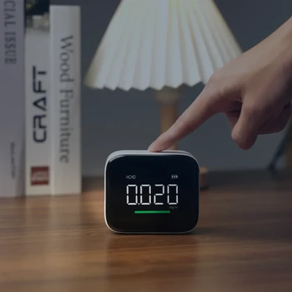 مانیتور کیفیت هوا آتومن ATuMan اصل مدل HF1 سنجش دما، رطوبت و ساعت