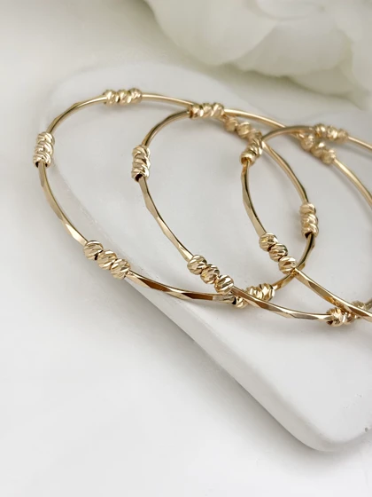 النگو البرنادو طرح طلا زنانه 919