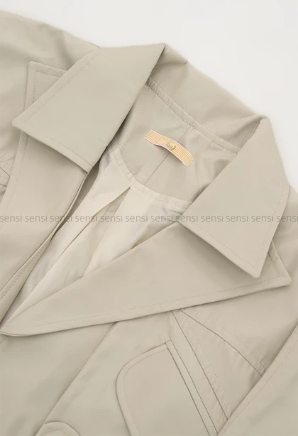 بارانی سانتانا آستر دار جیب نما@کد1004803