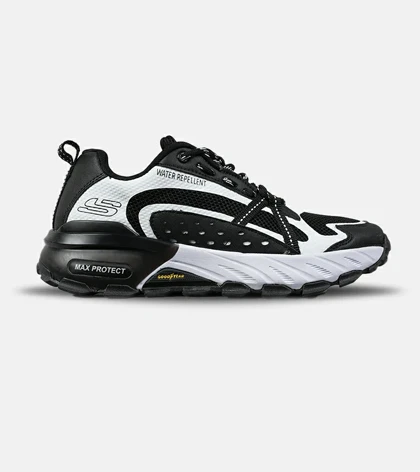 کفش کتانی طبی ورزشی مشکی سفید SKECHERS max protect v.2 مدل 7778