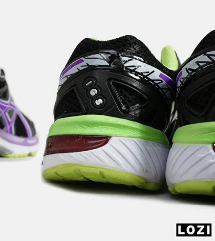 کفش کتانی زنانه مشکی بنفش ASICS KAYANO 20