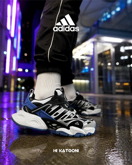 کفش کتانی مردانه و زنانه سفید مشکی آبی ADIDAS performance x9000l4 مدل 7355