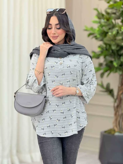 شومیز طرح گل بابونه