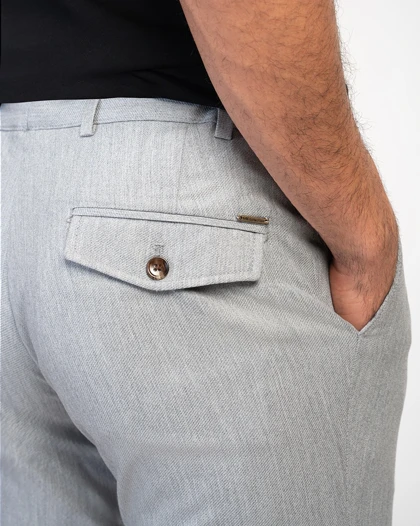 ام کی کالکشن شلوار رسمی mk-26091-gray