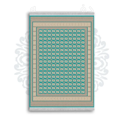 فرشینه از جنس پارچه هازان مخمل ترک طرح سنتی و مدرن برند دفه کد DAMG95