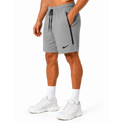 شلوارک ورزشی مردانه نایک مدل Dri Fit-8038 طوسی روشن