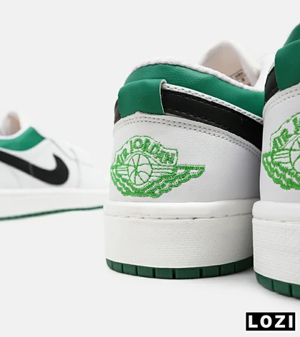 کفش کتانی مردانه سفید مشکی سبز NIKE SB dunk Low Pro مدل 5474