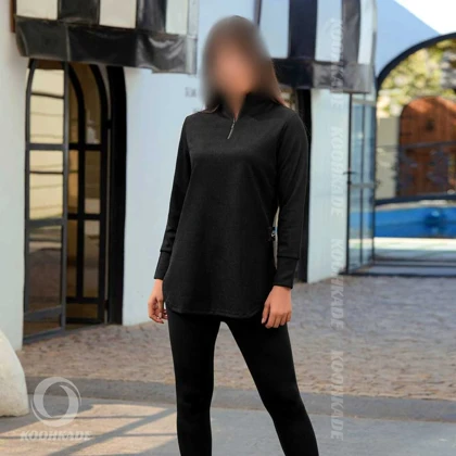 مانتو نیم زیپ بهاره پاییزه NIKE