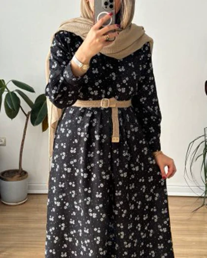 پیراهن مانتویی بابونه5