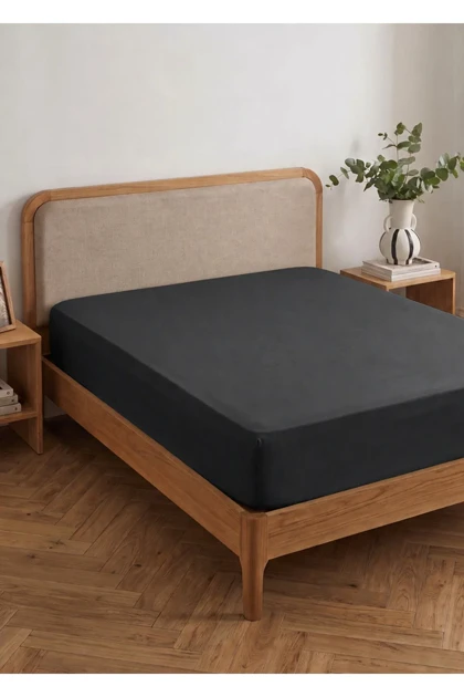 ملحفه کشدار کینگ سایز Bella Maison مدل Premium Tencel ساتن