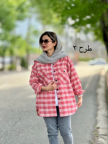 مانتو چهارخونه آوا