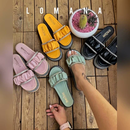 صندل چرم و نگین