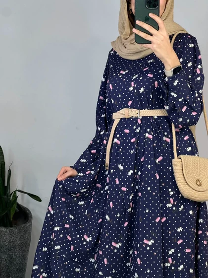 پیراهن مانتویی لاله 1