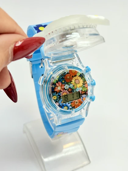 ساعت بچگانه چراغ دار چرخشی