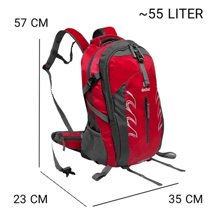 کوله پشتی دیوتر مدل DEUTER - DTR1222 حجم 55 لیتری