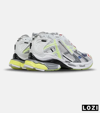 کفش کتانی مردانه سفید سبز BALENCIAGA مدل 8771