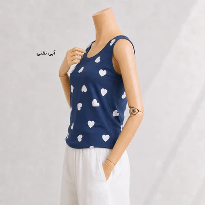 تاپ زنانه حلقه‌ای قلبی | آی بولک