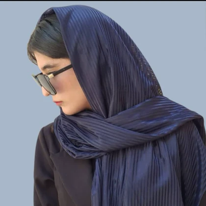 شال زنانه راه راه مدل مجلسی