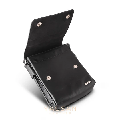 کیف دوشی مردانه چرم یلسان مدل رادمان کد 044-MC