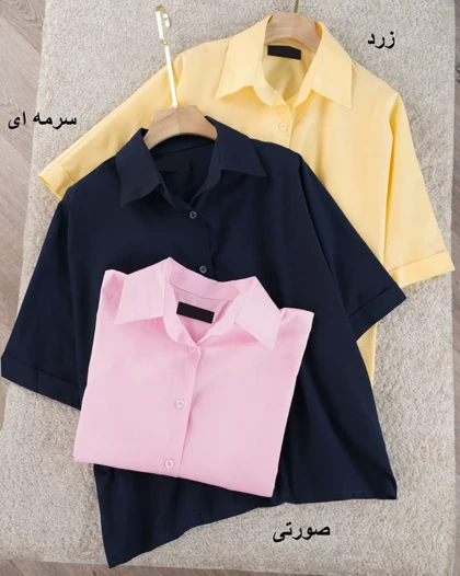 شومیز لینن باکسی کد 29518