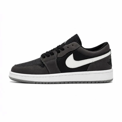 کفش و کتانی مردانه مدل NIKE AIR JORDAN 1 رنگ مشکی طوسی کد 30194