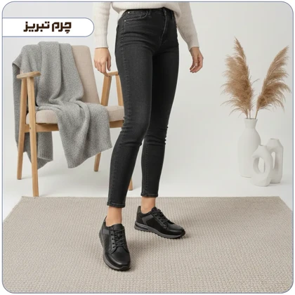 کفش چرم زنانه مدل B5901