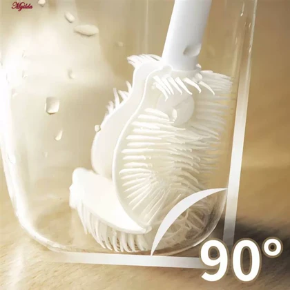 برس شیشه شوی مدل سیلیکونی 360 درجه کد 5434 بسته 5 عددی