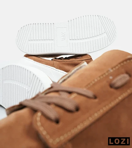 کفش کتانی کژوال مردانه قهوه ای ZARA
