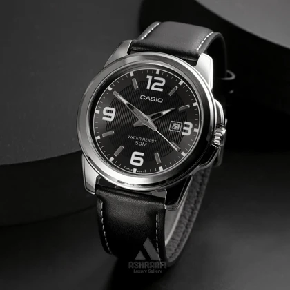 ساعت اورجینال کاسیو بند چرمی Casio MTP-1314L-8AV