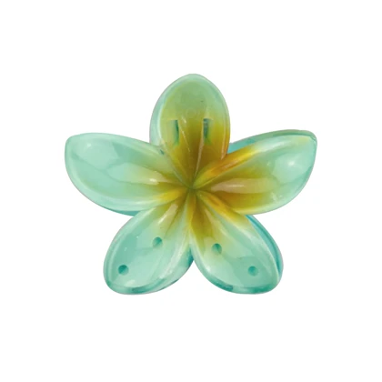 کلیپس زنانه مدل گل پلومریا