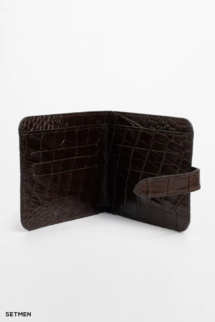 کیف پول چرم پوست ماری ست من