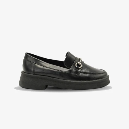 کفش کالج زنانه مدل Flat shoes-0080_black/creme