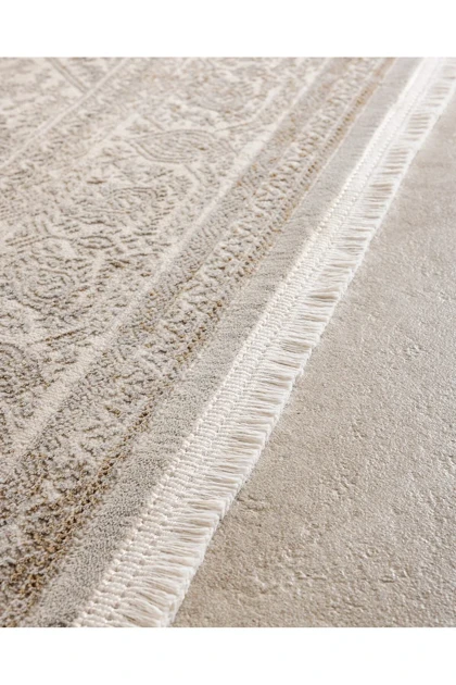فرش ماشینی Madame Coco مدل Verdell - 160 × 230 سانتی‌متر - کرم
