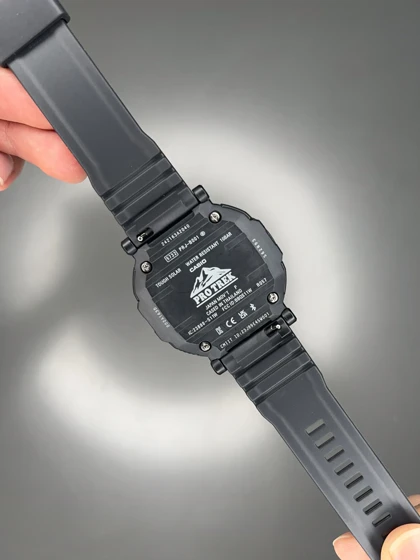 ساعت مچی کاسیو جی شاک پروترک بند رابر تمام مشکی Casio G-shock Protrek