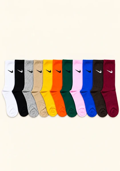جوراب ساق بلند طرح نایکی NIKE یونیسکس