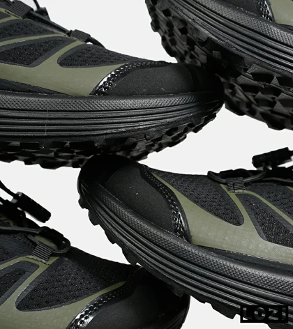 کفش کتانی مشکی سبز Salomon xt-6