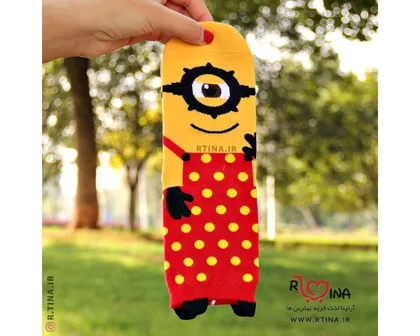 جوراب فانتزی طرح کارتونی مینیون Minions