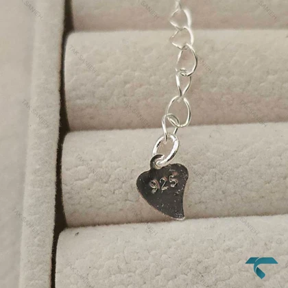 دستبند زنانه نقره ایی خاویاری Bracelet-8468-L