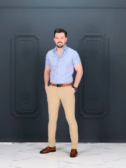 پیراهن 270101 AKOMOD آبی روشن