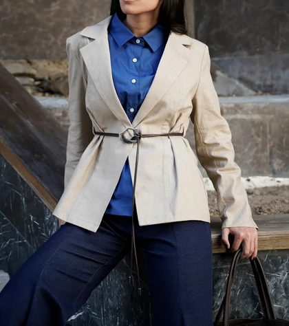 کت لینن کلاسیک