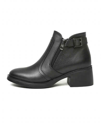نیم بوت زنانه روزمره بغل زیپ مدل NB-8986