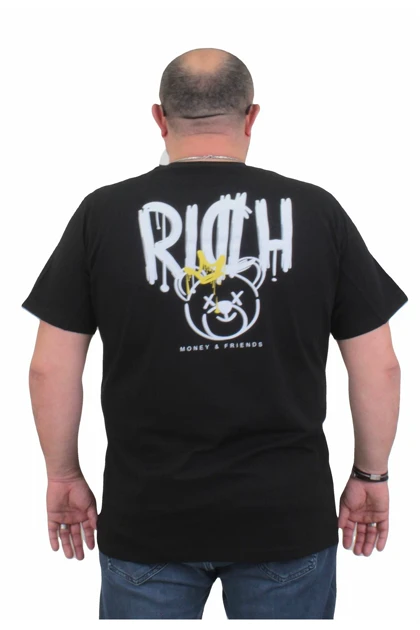 تیشرت سایز بزرگ مردانه موک گرند mocgrande