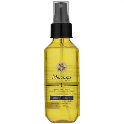 روغن مراقبت از مو جوجوبا مورینگا امو شماره 1 تغذیه کننده و نرم کننده انواع مو 100ml
