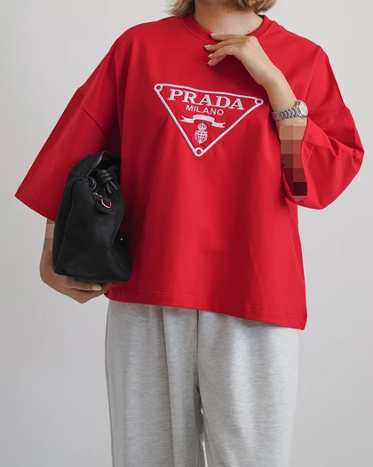 تیشرت باکسی prada2 | هیبا
