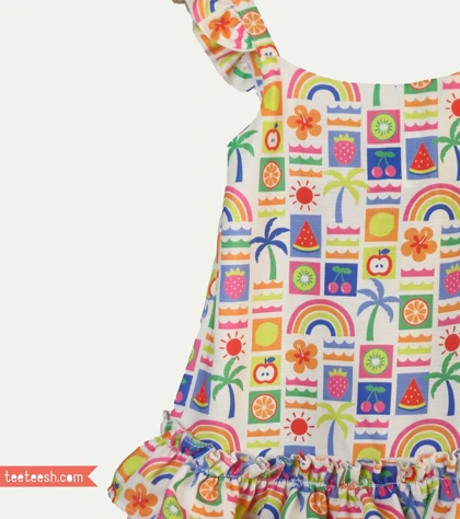 پیراهن ساحلی سفید